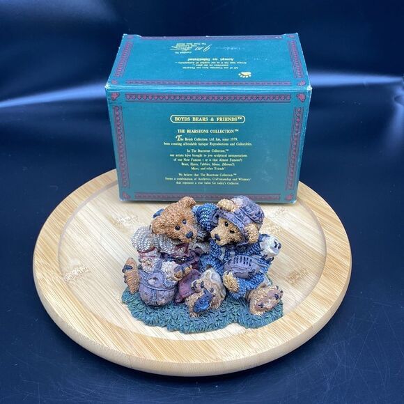 Boyd’s Bears & Friends Football Buddies from 1995 in mint condition with box - Picture 10 of 12